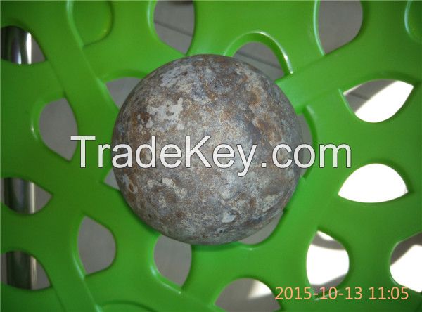 75mncr and 60mn material forged grinding ball, dia70mm