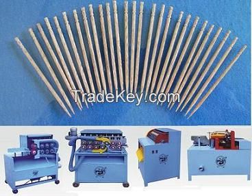 Wood bamboo Toothpick disposable chopsticks making machine processing manufacturing production line