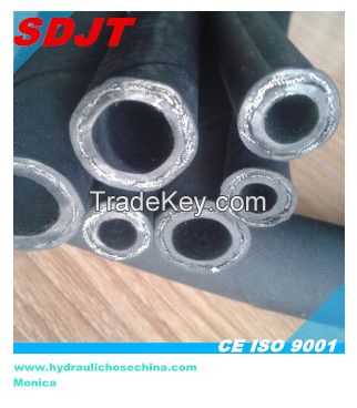 steel wire braided hydraulic rubber hose SAE 100 R16