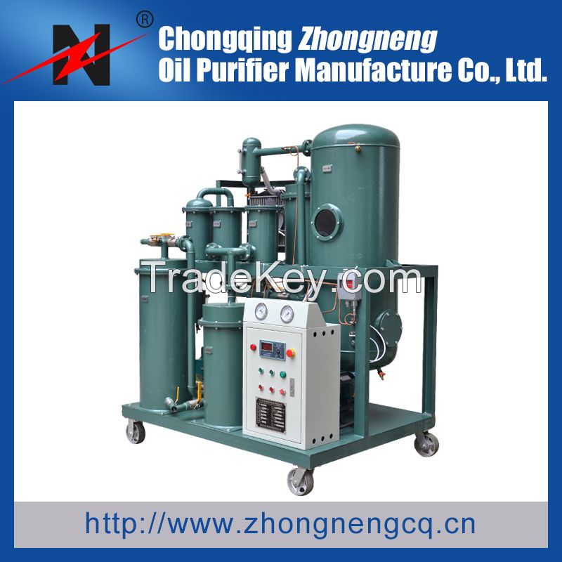 High Efficiency Vacuum Hydraulic Oil Purification Machine, Lube Oil Cleaning System
