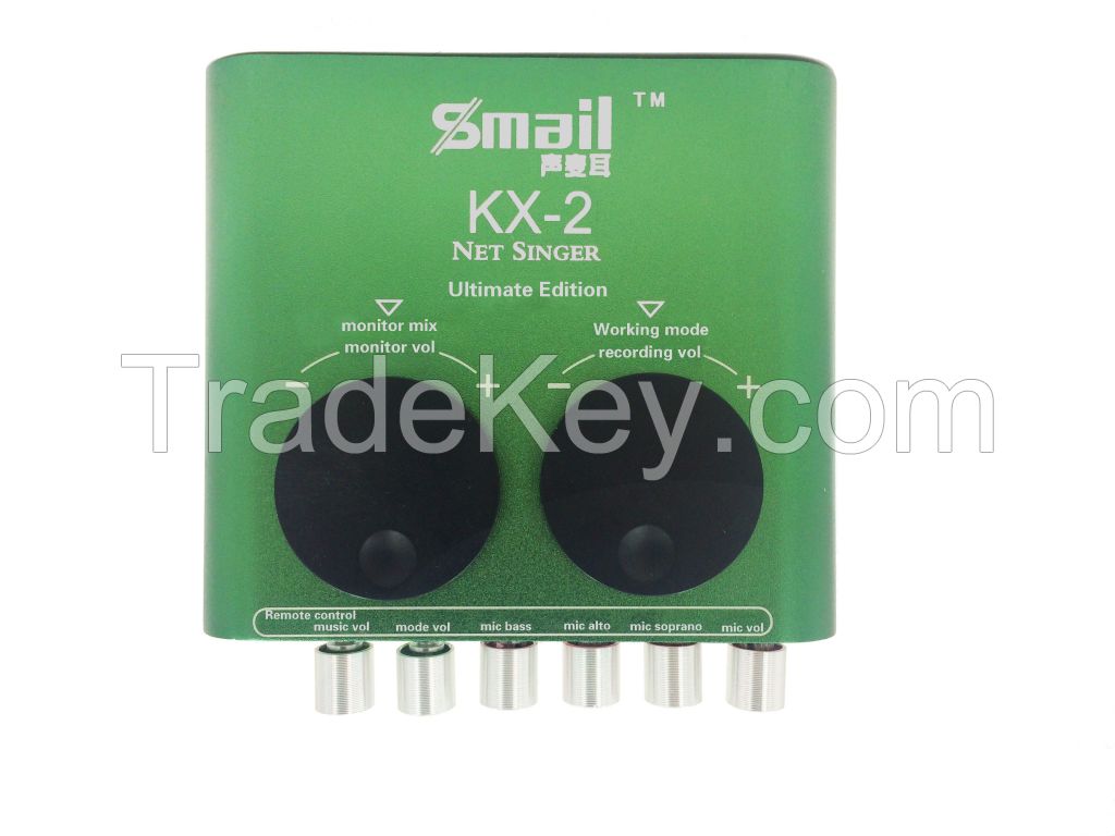 SMAIL KX-2 Net Singer USB External Sound Card Network K Song