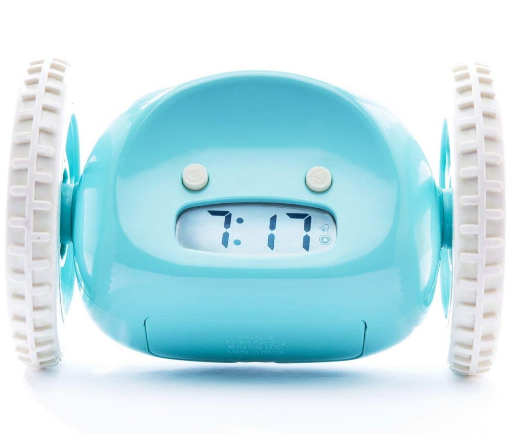 Sell Clocky, the Original Runaway Alarm Clock on Wheels (Loud for Heavy Sleepers, Fun Rolling Moving Clock)