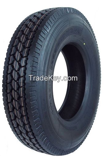 Radial truck tire with SMARTWAY certificates