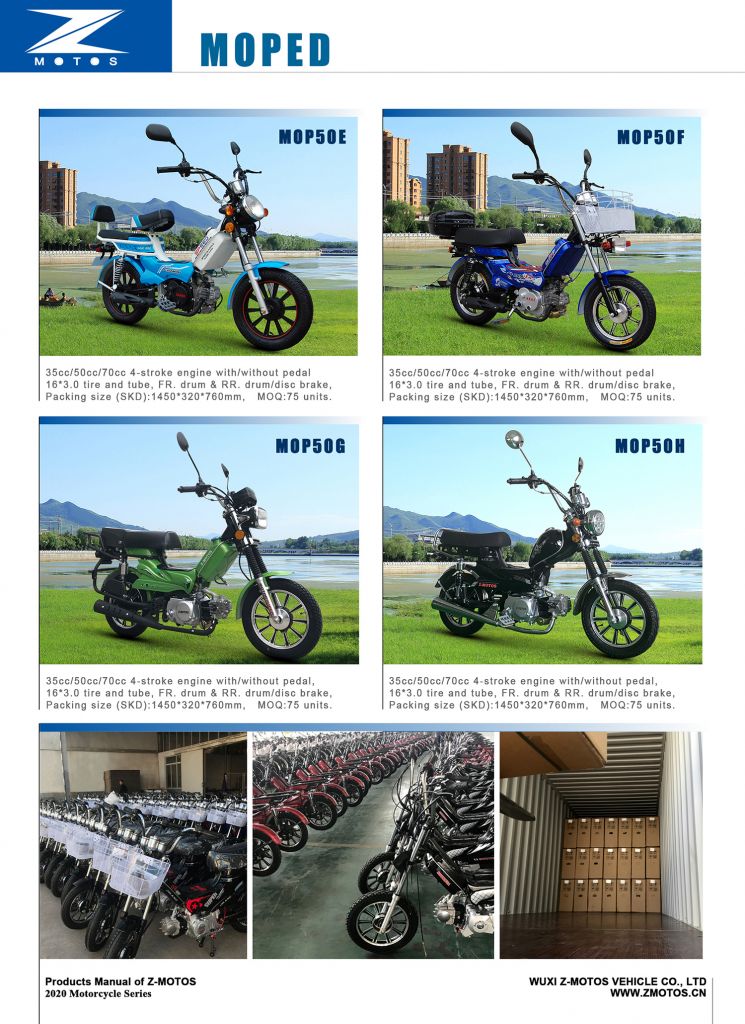 supply MOPED with 35cc/50cc/70cc engines