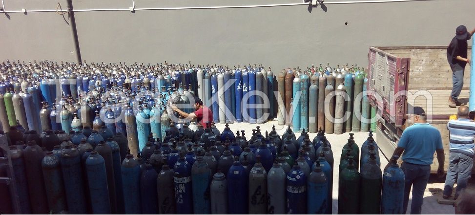 used oxygen nitrogen cylinders