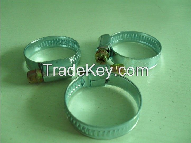 zinc plated hose clamp germany type