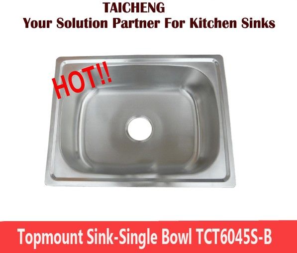 Stainless Steel Kitchen Sink TCT6045S-B