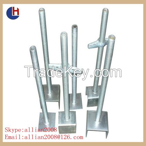 scaffolding jack base, adjustable jack base, jack base