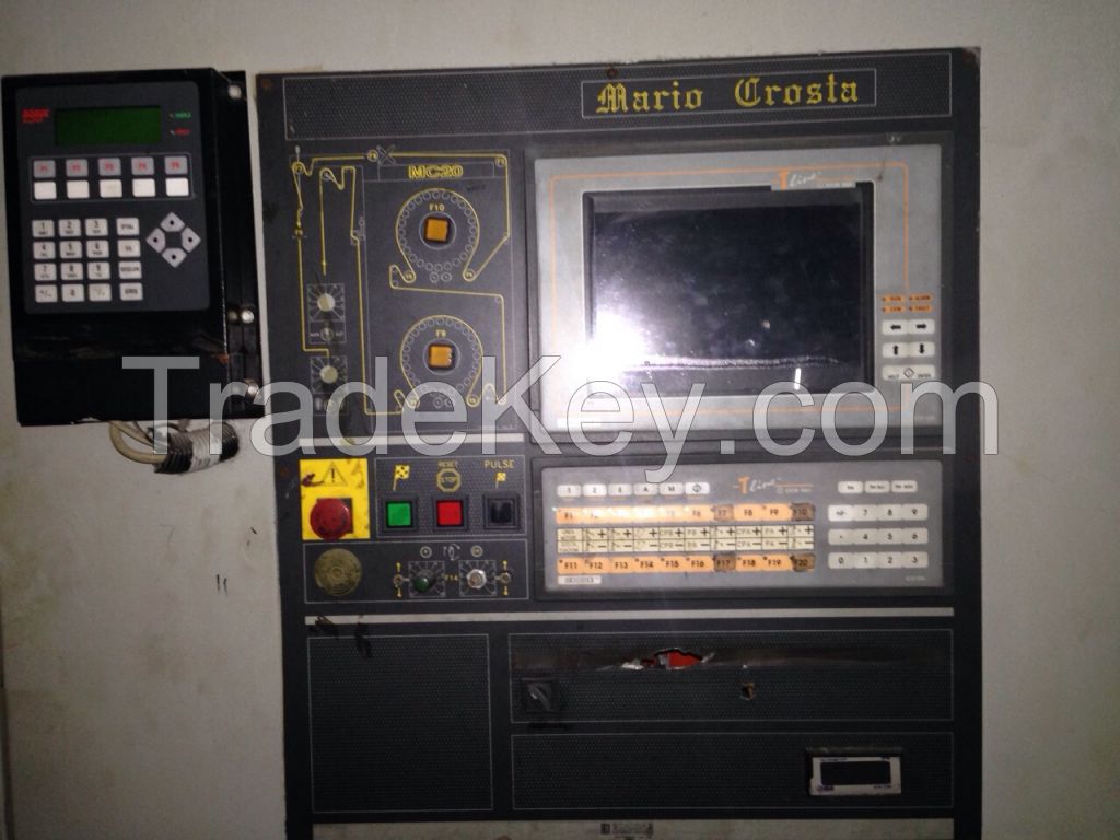 USED MARIO CROSTA RAISING MACHINE 3400 MM WW