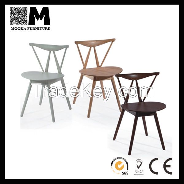 Hans solid wood modern wood dining chair MKW030