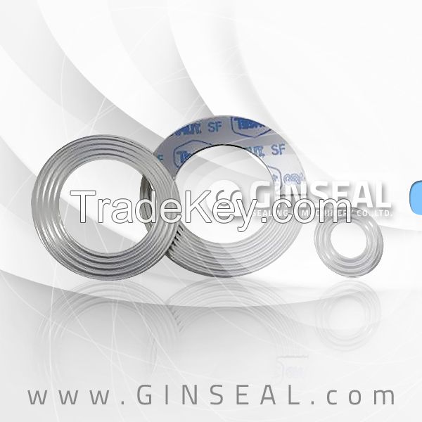 Metal serrated gasket/kammprofile gasket