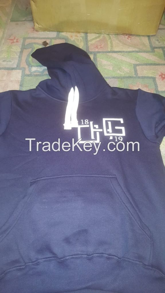 Zip Up Navy Blue Hoodies High Quality (100% Cotton) with a great quality fleece-lined.