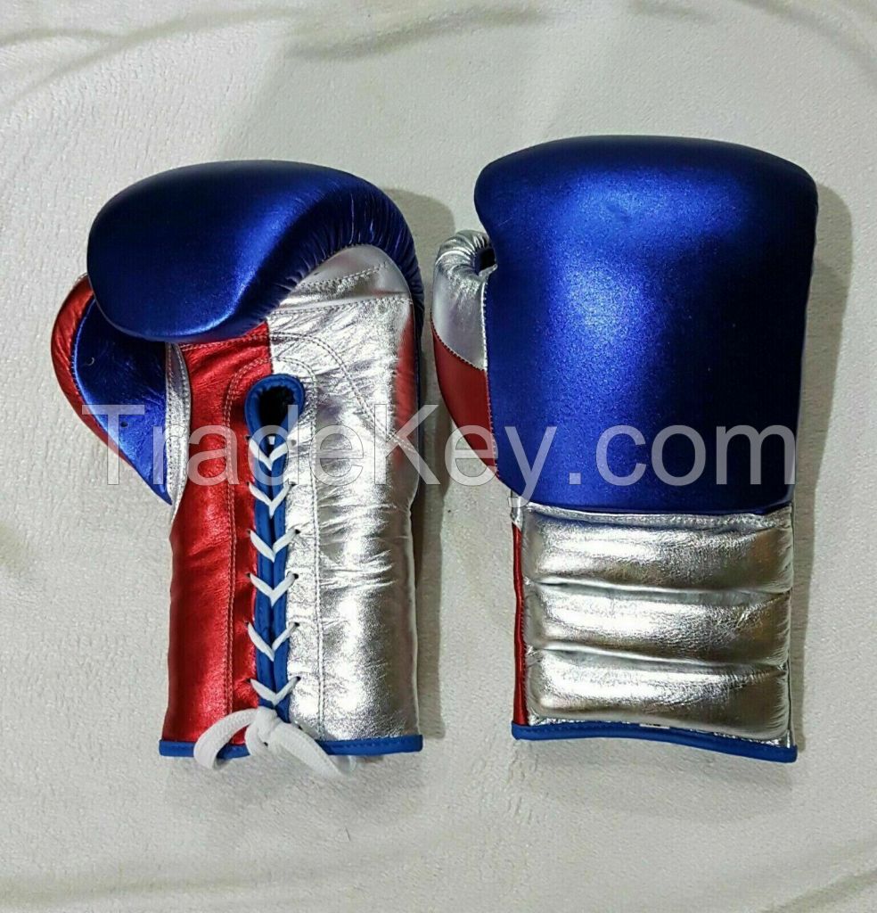 Pro ASHWAY Grant Model Professional Custom Made Shin Boxing Gloves Printed Any Logo Or Name