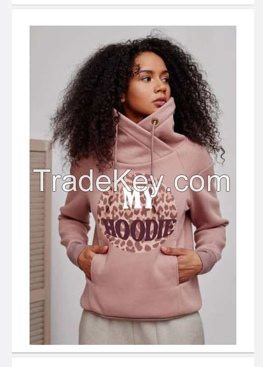 Women Hoodies 80% Cotton 20% Polyester