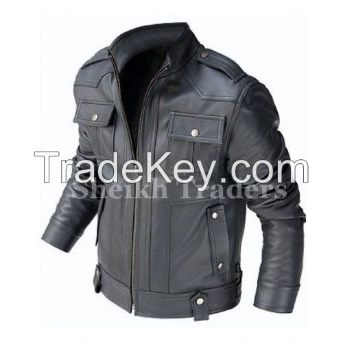 LionStar Top Quality Focus Motorbike / Motorcycle Leather Jacket