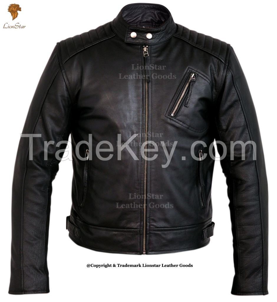 LionStar Wolf Italian Leather Jacket for Men