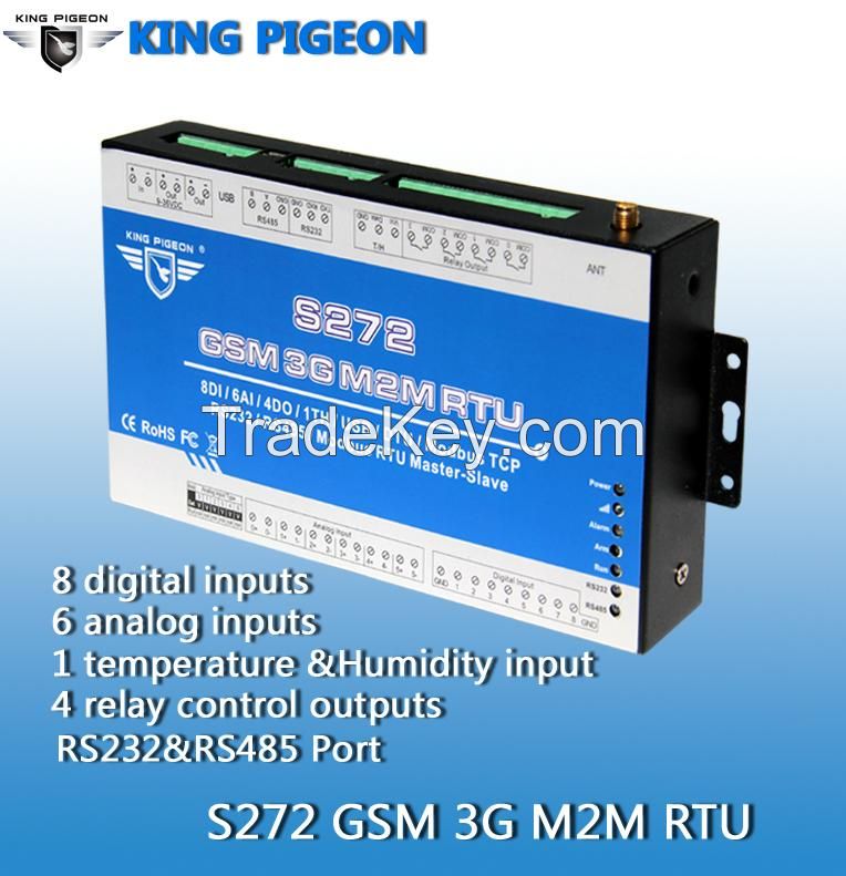 GPRS Telemetry S272 with 8DIN 6AIN 4DO RS232 RS485