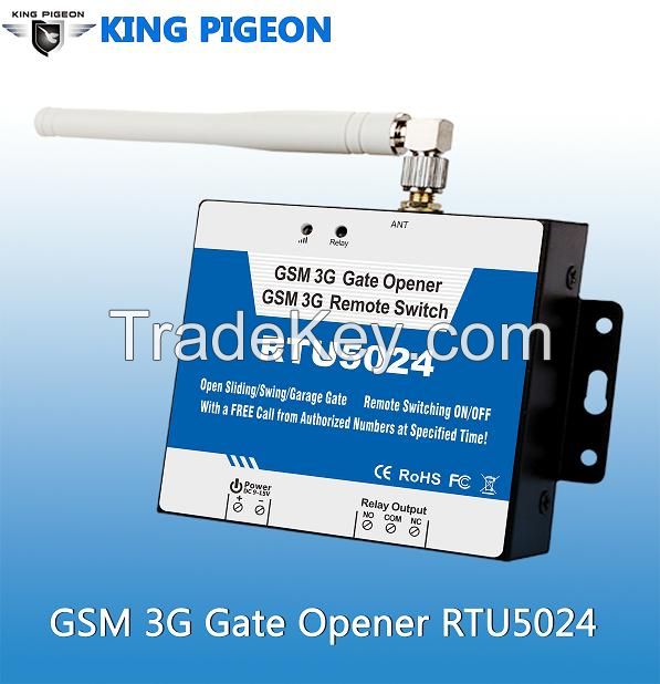 GSM Gate Opener for Remote Control Switches with free charge call