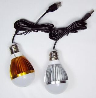 5w LED USB bulb white or warm white