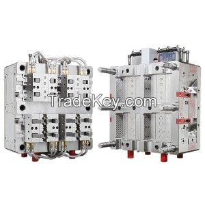 8+8 IMPRESSION TWIN-SHOT HOT RUNNER TOOL PLASTIC INJECTION MOULD INJECTION DIE