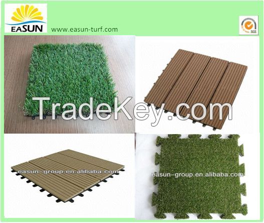 Garden Landscaping interlocking artificial grass tile