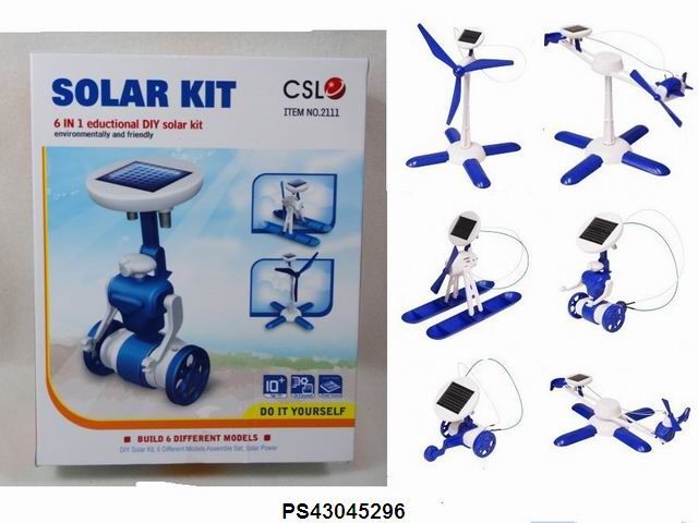 Solar Toys 6 IN 1 THIRD-GENERATION SOLAR POWER CHANGING EQUIPMENT