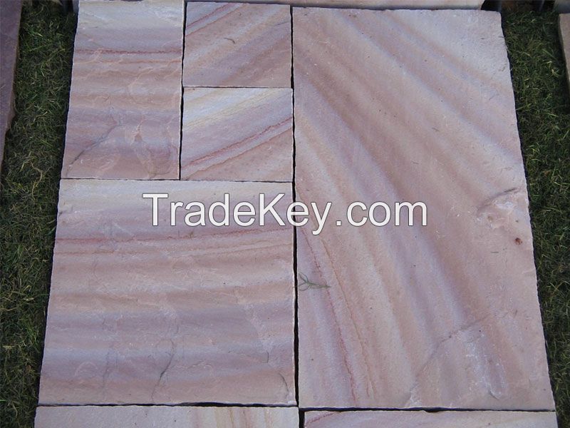 desert sandstone paving