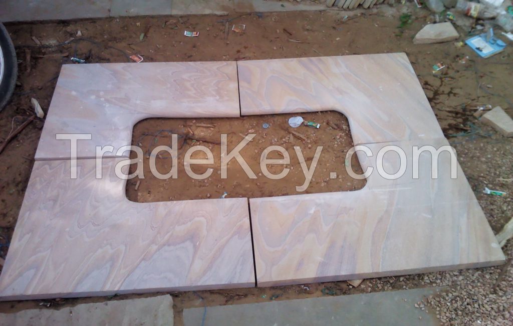 pool coping sandstone tiles