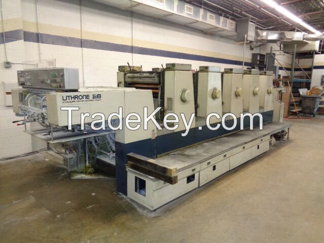 Used KOMORI L 426 , L 526 , L 640 , L 440 Offset printing machine