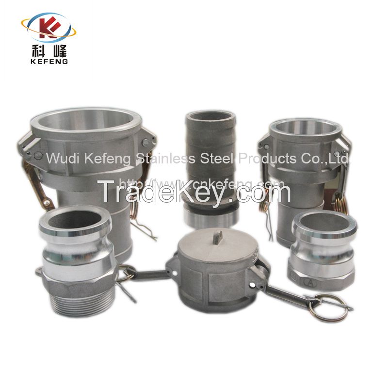 SS, Alu, Brass camlock couplings