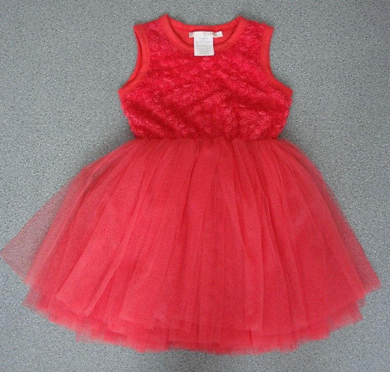 2014 hot selling red sleeveless baby tutu dress