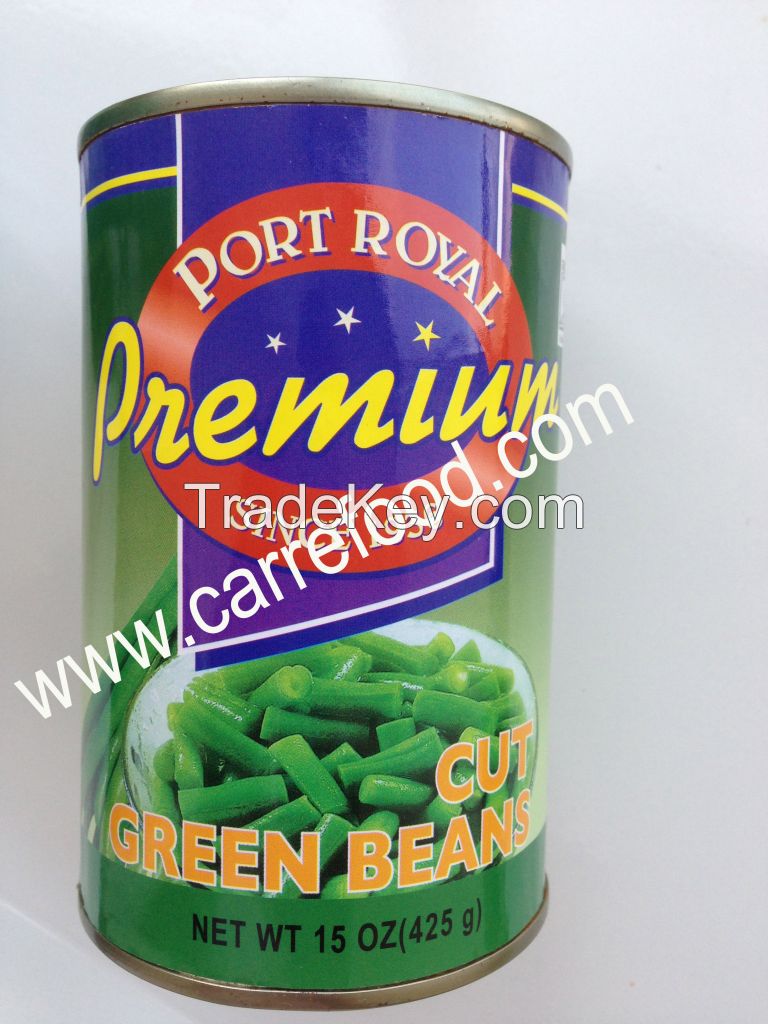 High quality Canned green beans with 425g