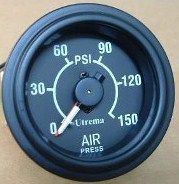 Auto Dual Needle Air Pressure Gauges 150psi, UT87000