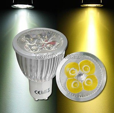 Gu10 5W LED Spot Light Bulb Lamp High Power Warm Cool White 85-265V