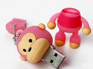 usb flash drive disk cartoon monkey good gift for kids or girl