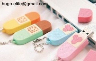 cute promotional gift silicon gift usb flash drive disk portable data storage girl gift