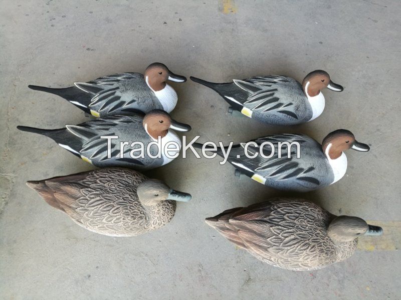 Standard Pintail duck hunting decoy floatie with realistic painting schemes from China factory