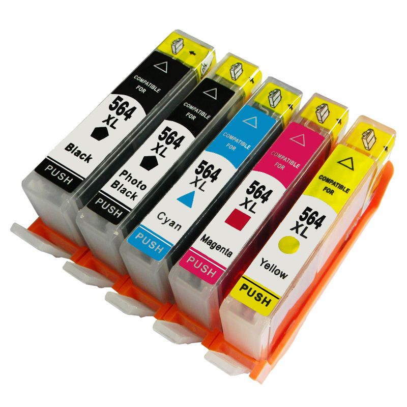 564XL(CN684W, CB322W-CB325W) ink cartridge compatible for hp5510/5520/6510/7510/3070A/C309/C310/C209/C210 printer inkjet cartridge