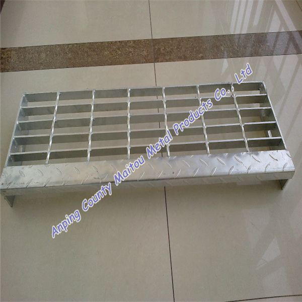 galvanized steel grating step