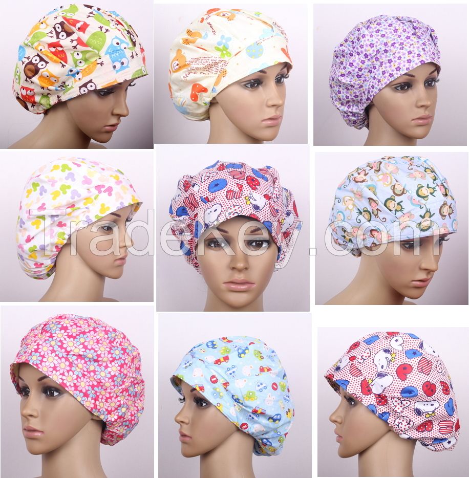 Bouffant Medical Surgical Surgery Hat Scrub Cap Work Hat Chef Cap