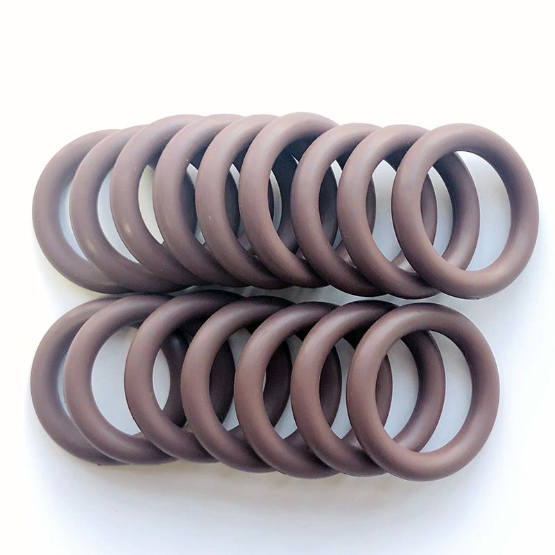 Brown FKM O rings IDxCS 23.16x5.33mm rubber o ring seals