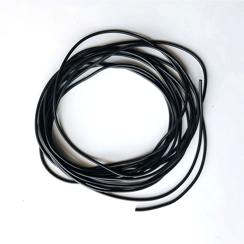 Dia. 1.5mm Black Nitrile O Ring Rubber Cord