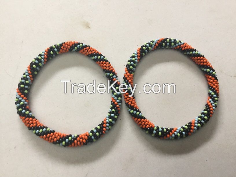 Glass Beads Roll Bracelets