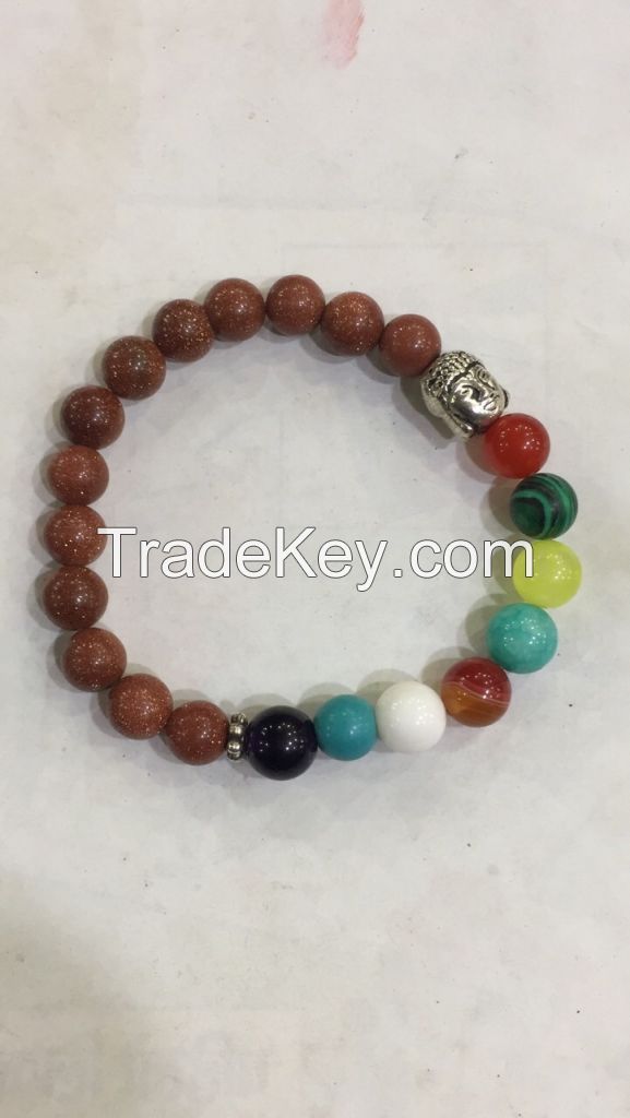 Tiger eye  Stone Chakara Bracelet