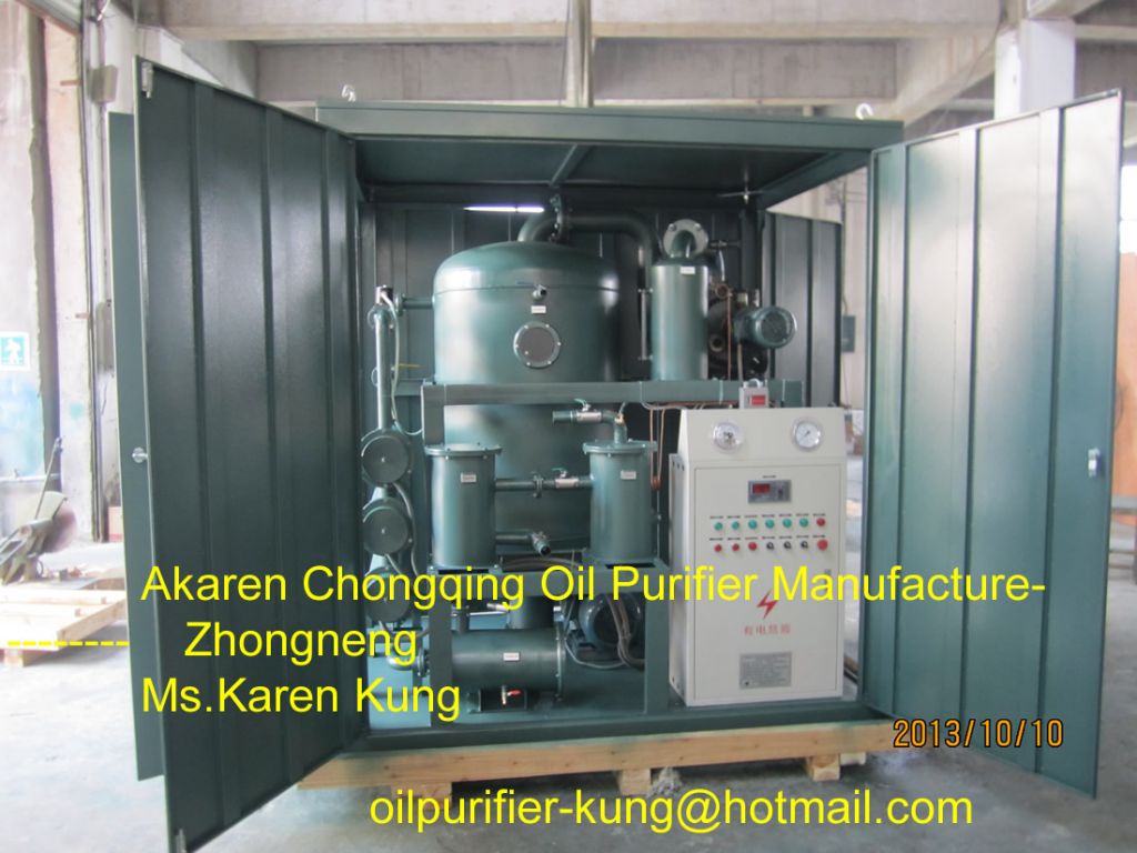 Transformer Oil Purifier machine/ Oil filtration equipment