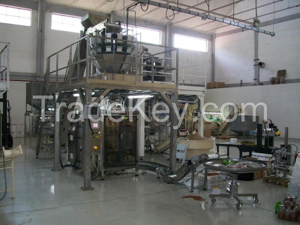 Automatic Fresh Vegetable Packaging Machine System