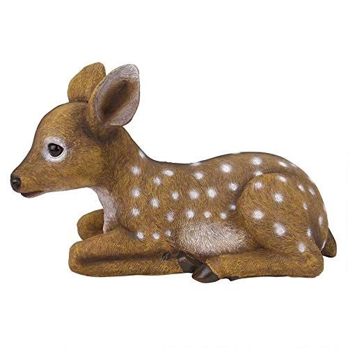 OEM design artificial polyresin the forest fawn baby deer statue