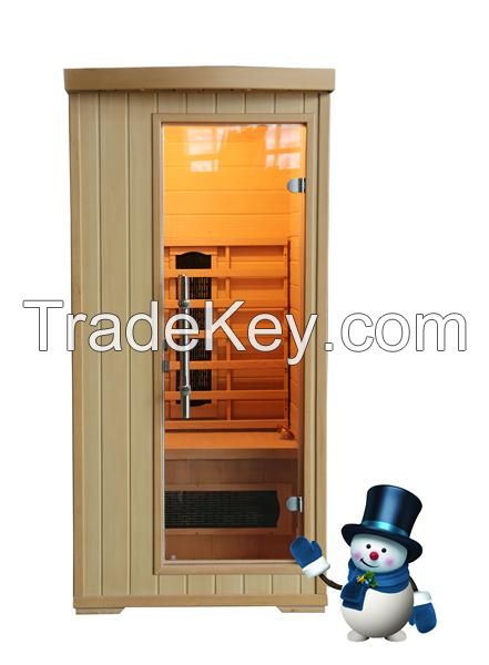 Hemlock carbon fiber Far Infrared sauna room home sauna