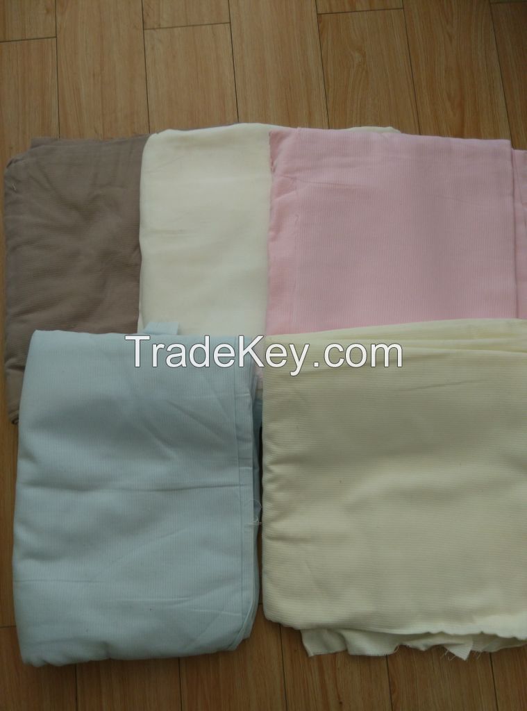 sell cotton dobby solid fabric