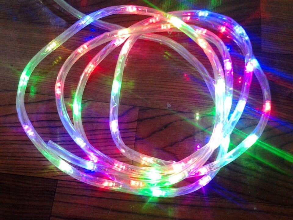 Sell battery LED rope light with multi  LED and clear tube , waterproof